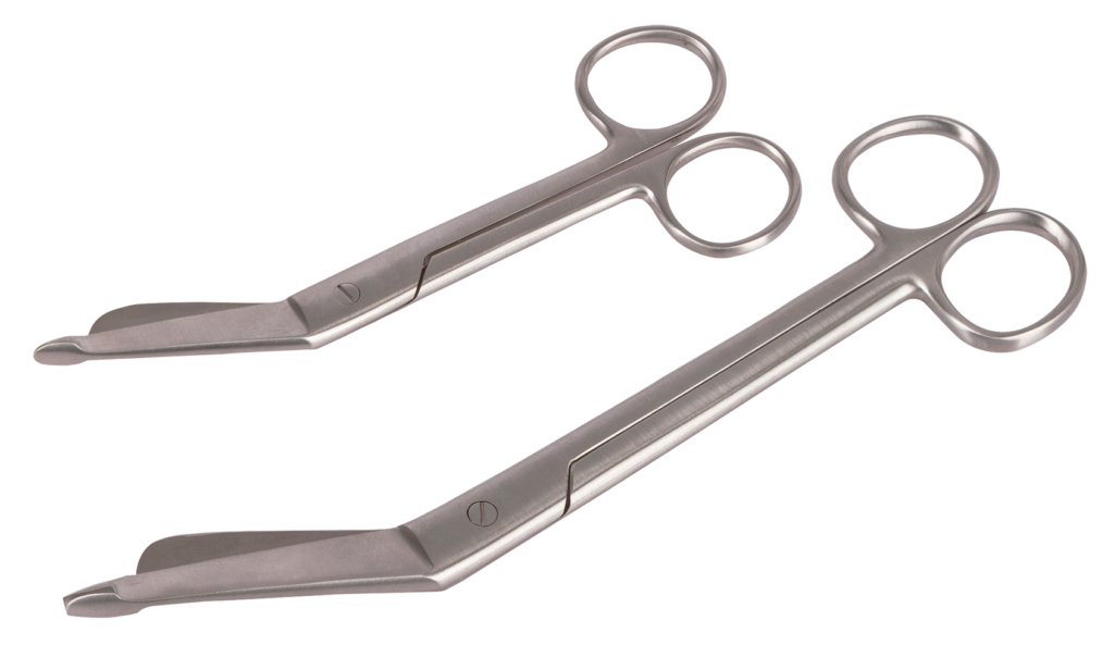 Verbandschaar RVS 145 mm zonder kartelrand - afbeelding 2