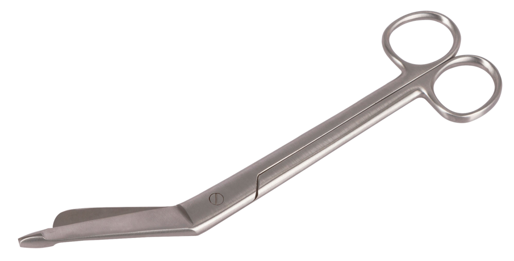 Verbandschaar RVS 145 mm zonder kartelrand - afbeelding 2