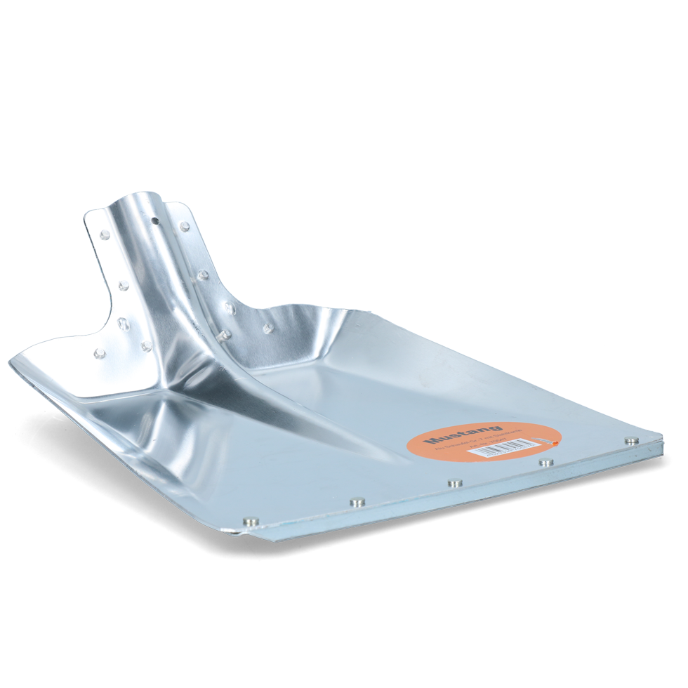 Schop Mustang aluminium los, 27 cm breed, 33 cm