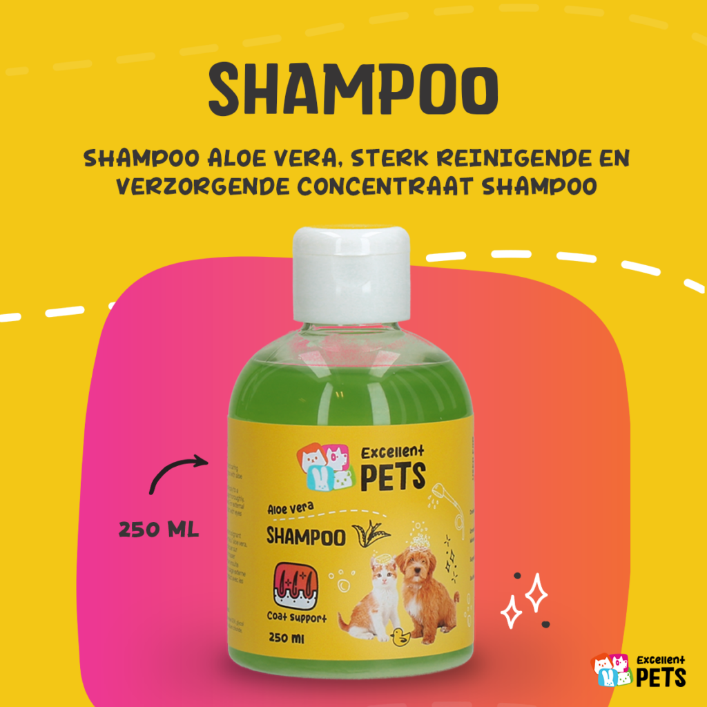Excellent Pets Shampoo Aloe Vera 250 ml - Verzorging voor Honden en Katten - afbeelding 2
