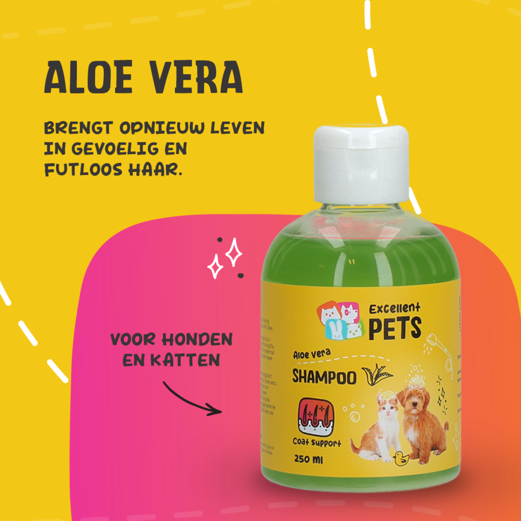Excellent Pets Shampoo Aloe Vera 250 ml - Verzorging voor Honden en Katten - afbeelding 4