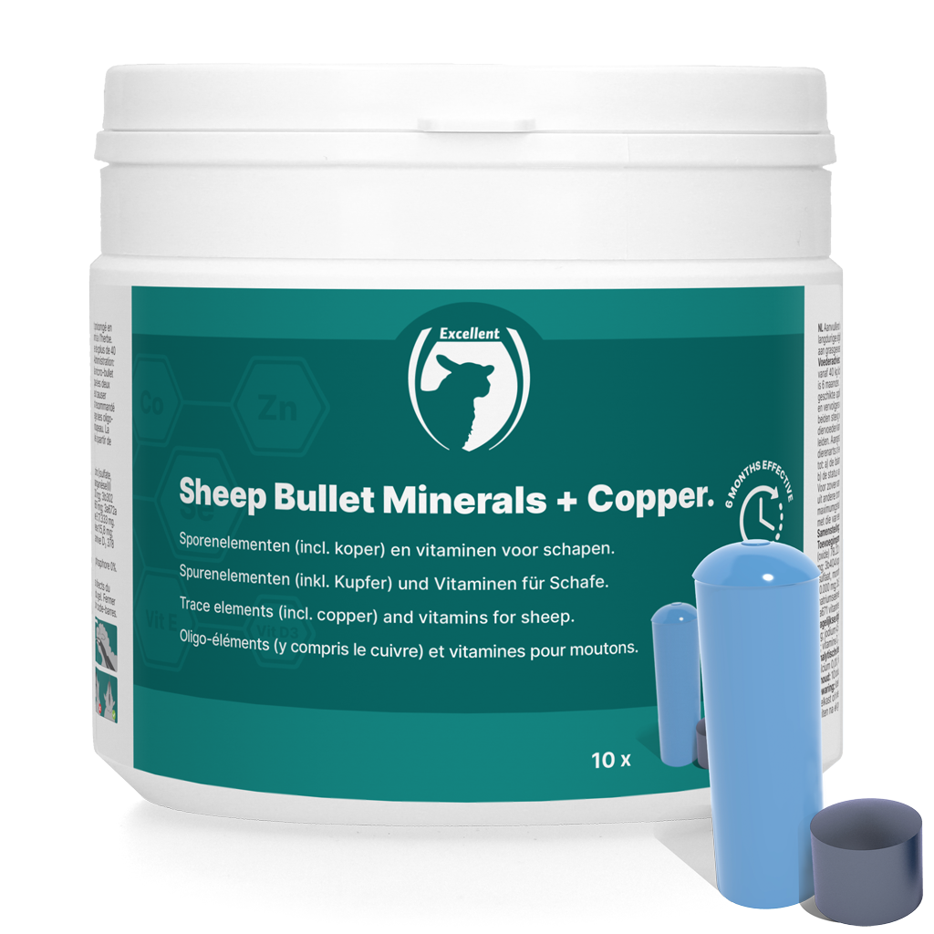 Excellent Sheep Bullet Minerals + Koper 10 st voor schapen