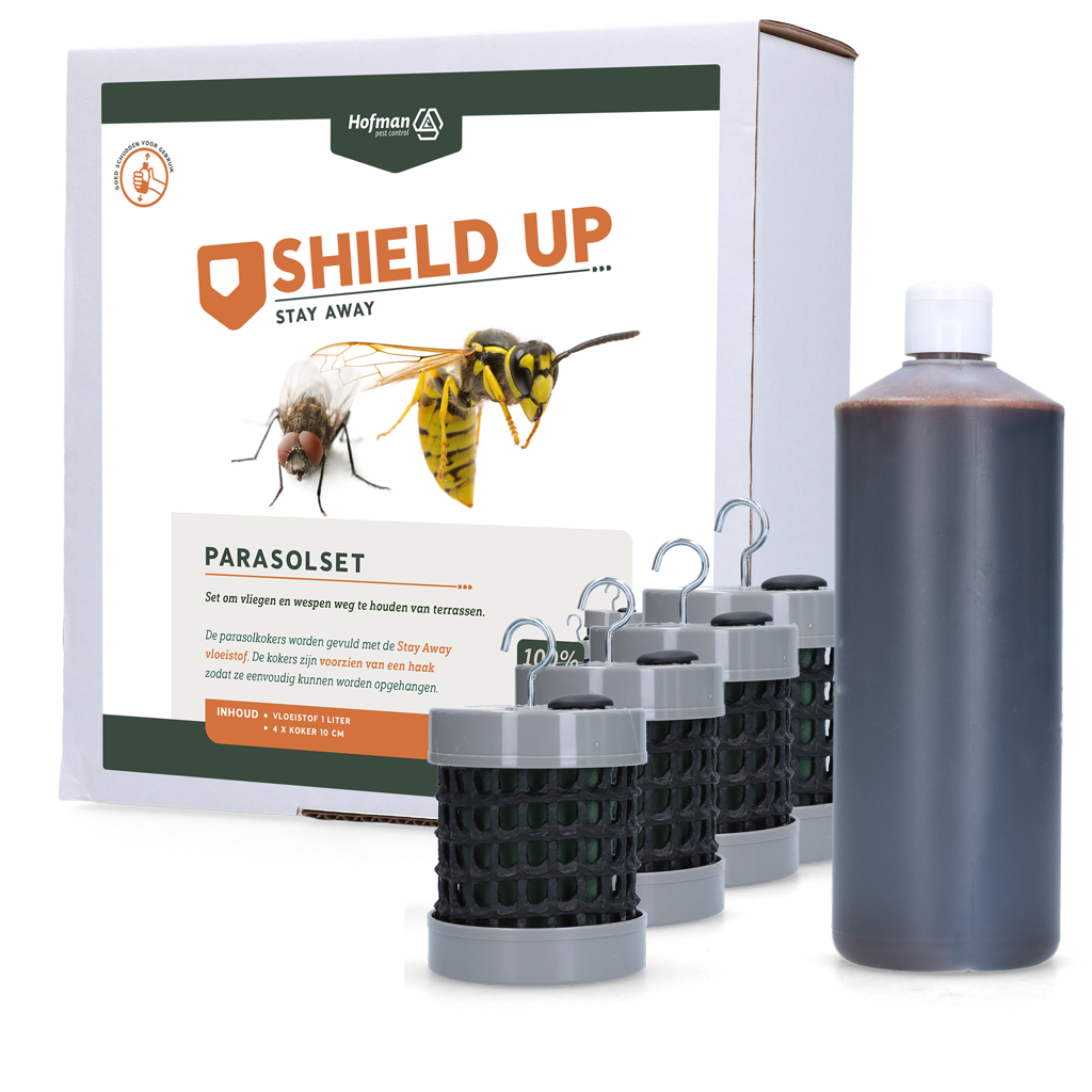 Shield Up Stay Away Parasol Set - Vliegen- en Wespenwering - afbeelding 1