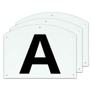 Vplast Show Jump Letters Set - Cijfers en Letters voor Ruiters