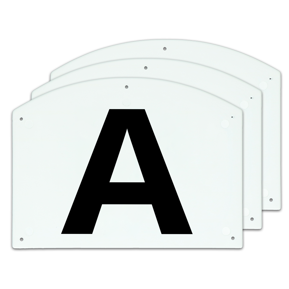 Vplast Show Jump Letters Set - Cijfers en Letters voor Ruiters