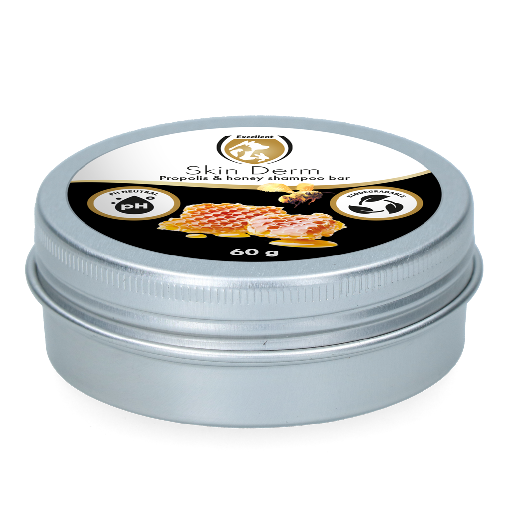 Excellent Skin Derm Propolis Shampoo bar 60 g - Ondersteunt huidherstel - afbeelding 3