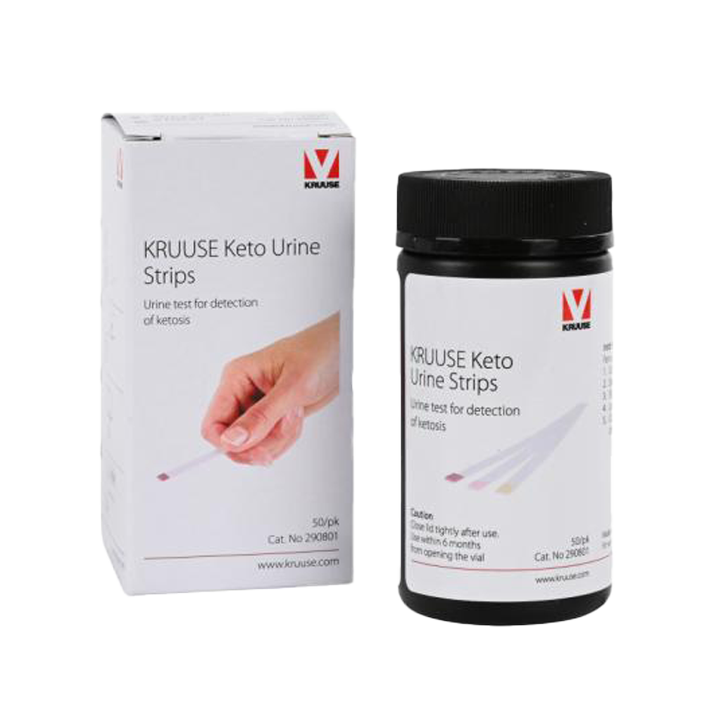 KRUUSE Ketose Urine Teststrips 50 stuks voor melkkoeien - afbeelding 1