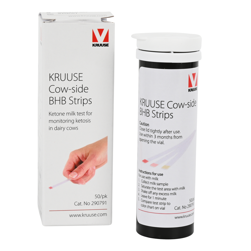 KRUUSE Ketose Melk Teststrips 50 stuks - Voor het detecteren van ketose - afbeelding 1
