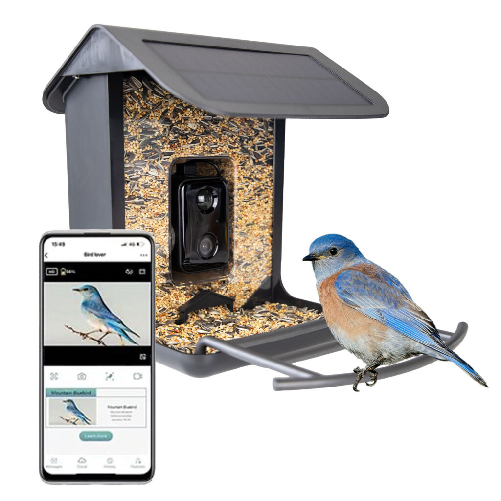 Hofman Animal Care AI Bird Feeder met Camera - Slim Vogelvoerhuisje - afbeelding 1