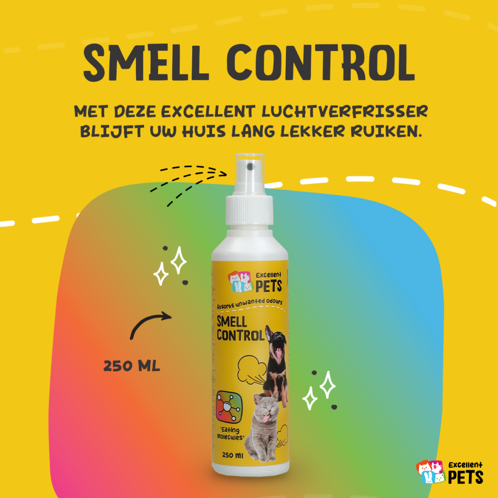 Excellent Pets Smell Control 250 ml - Luchtverfrisser voor Dierenverblijven - afbeelding 3