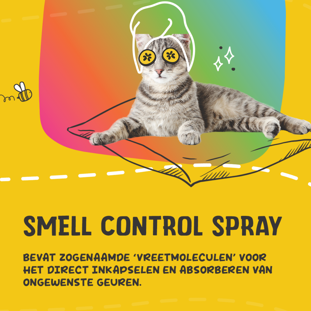 Excellent Pets Smell Control 250 ml - Luchtverfrisser voor Dierenverblijven - afbeelding 4