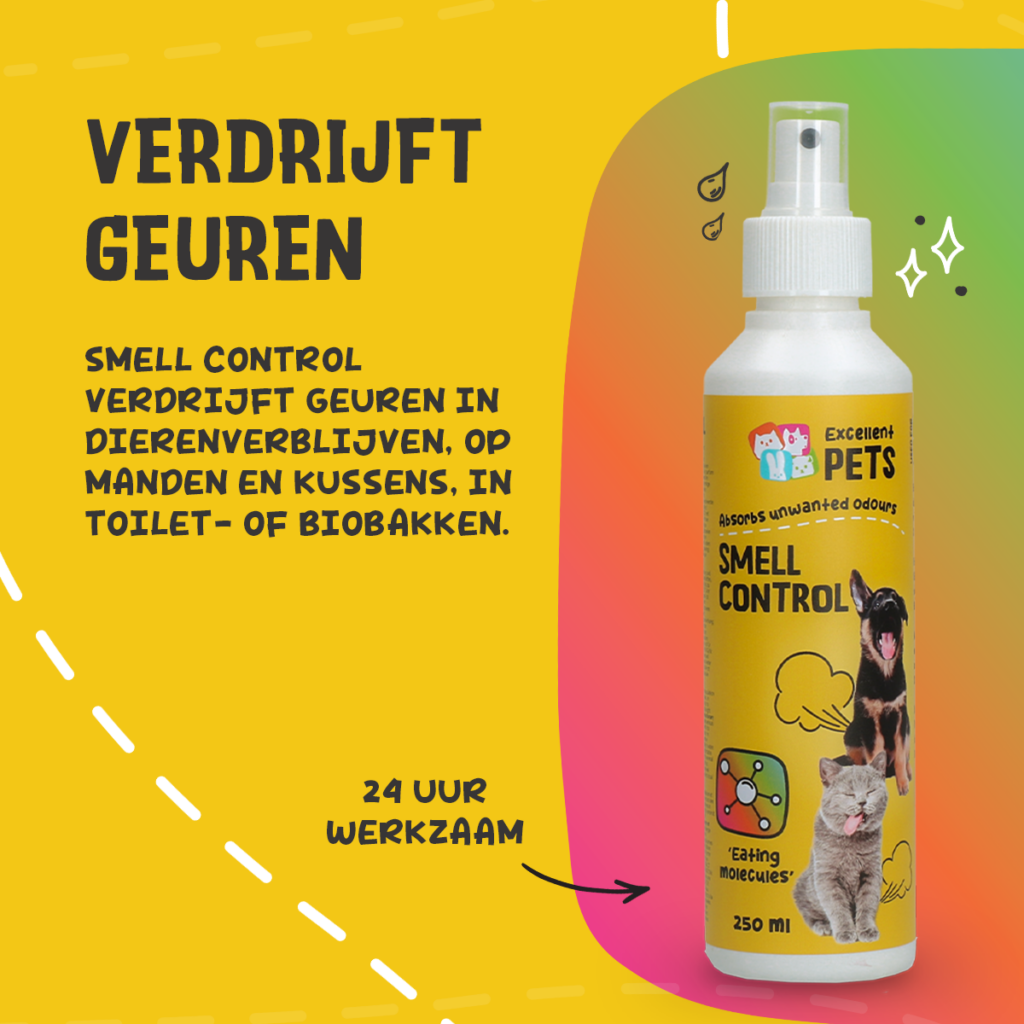 Excellent Pets Smell Control 250 ml - Luchtverfrisser voor Dierenverblijven - afbeelding 5