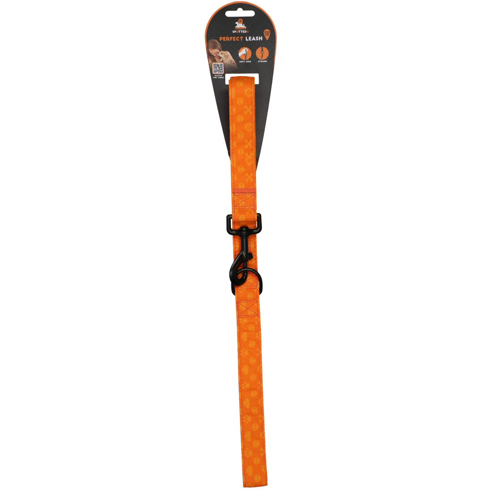 Spotted! Pro Perfect Leash 120 cm Oranje - Hondenriem - afbeelding 1