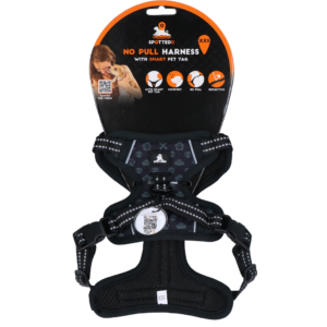 Spotted! Pro No Pull Harnas Donker Grijs XXS - Comfortabel en Veilig