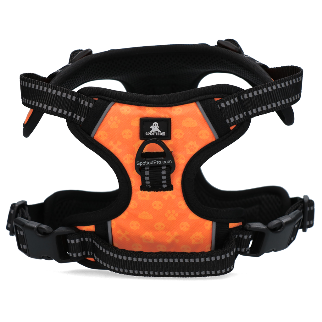 Spotted! Pro No Pull Harnas Oranje XS voor Honden - afbeelding 3