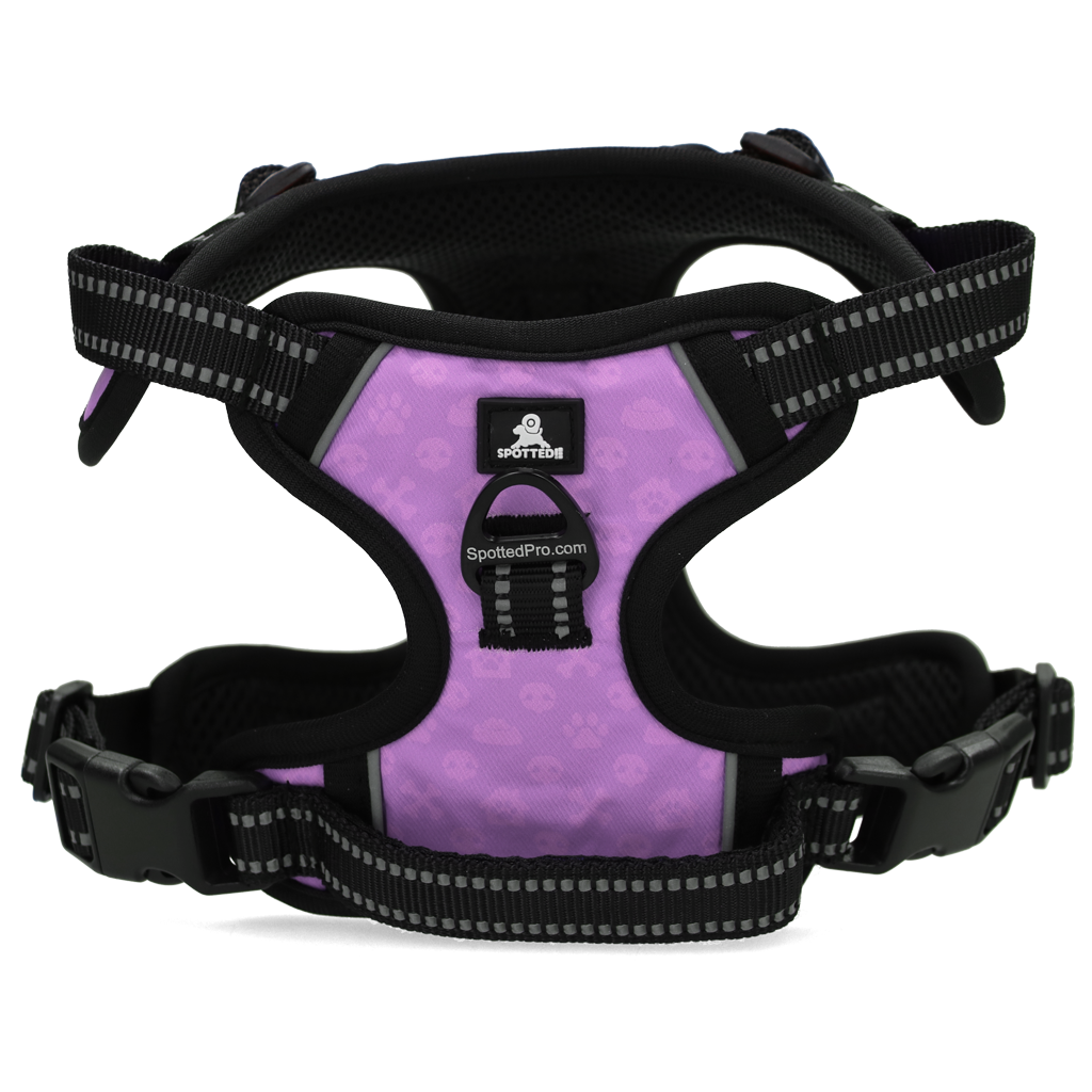 Spotted! Pro No Pull Harnas Paars XS - Comfortabel en Veilig - afbeelding 3