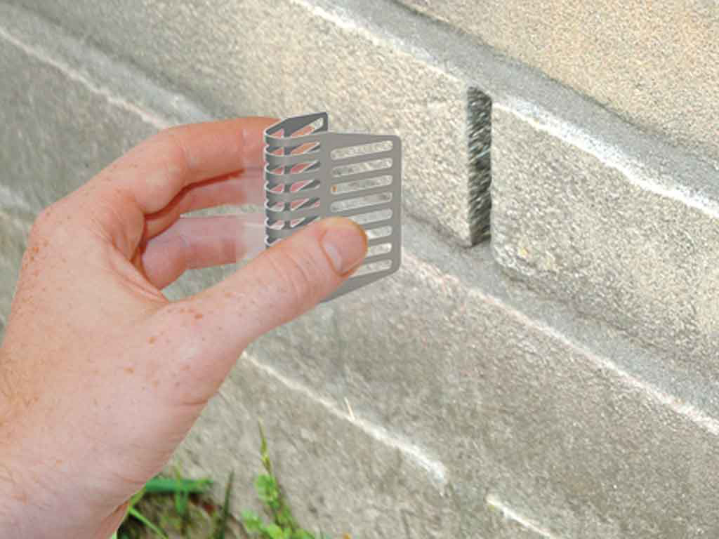 SpouwSafe RVS stootvoegrooster 4 cm tegen ongedierte - afbeelding 2