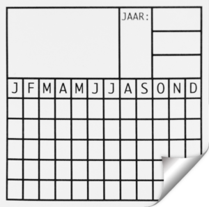 Sticker Datum Hofman Pest Control - 10 stuks voor IPM protocol