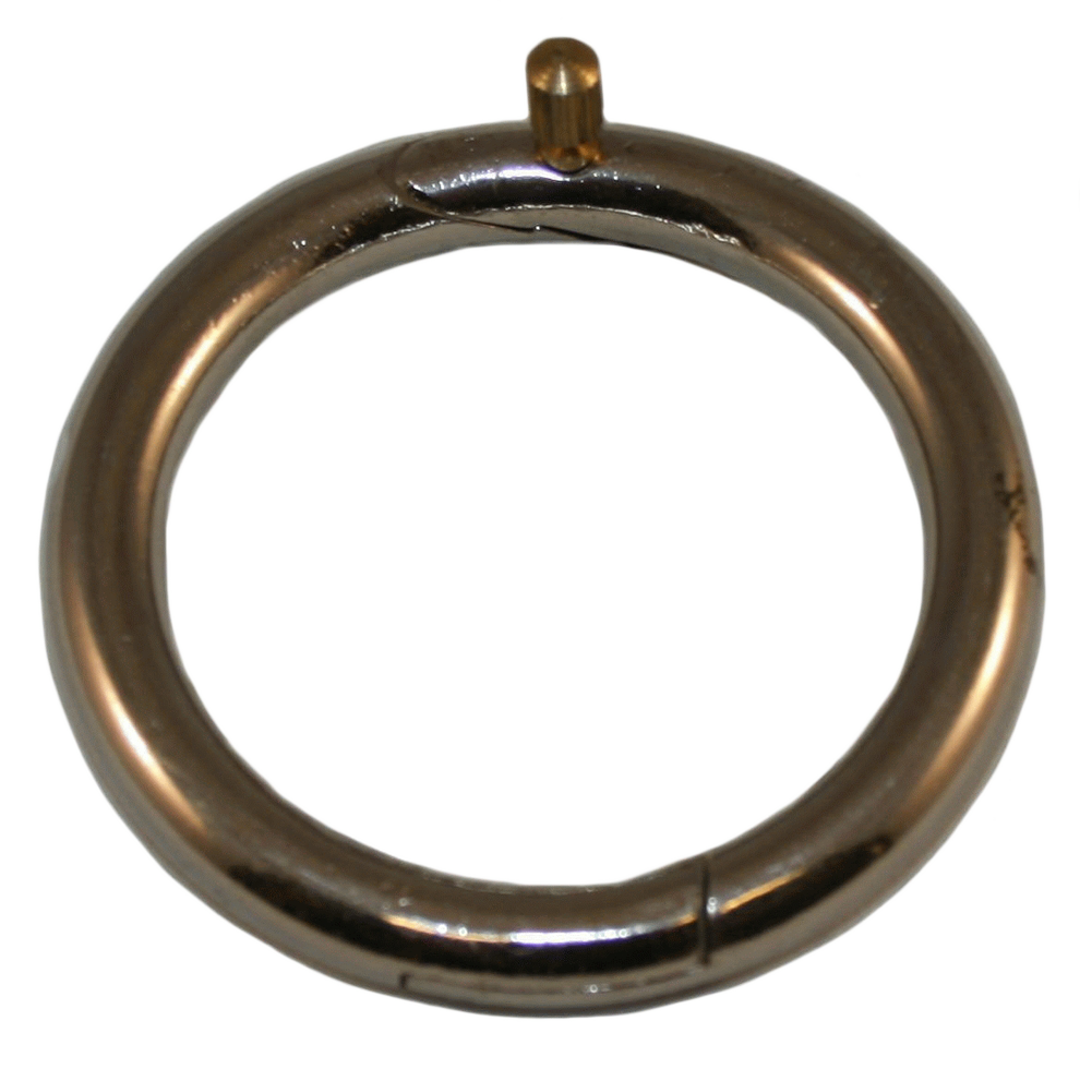 Stierring messing 52 - 54 mm met schroef