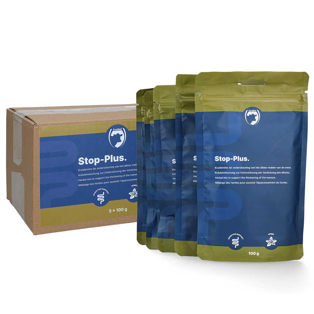 Excellent Stop Plus 5 x 100 g - Ondersteuning bij Diarree voor Rundvee