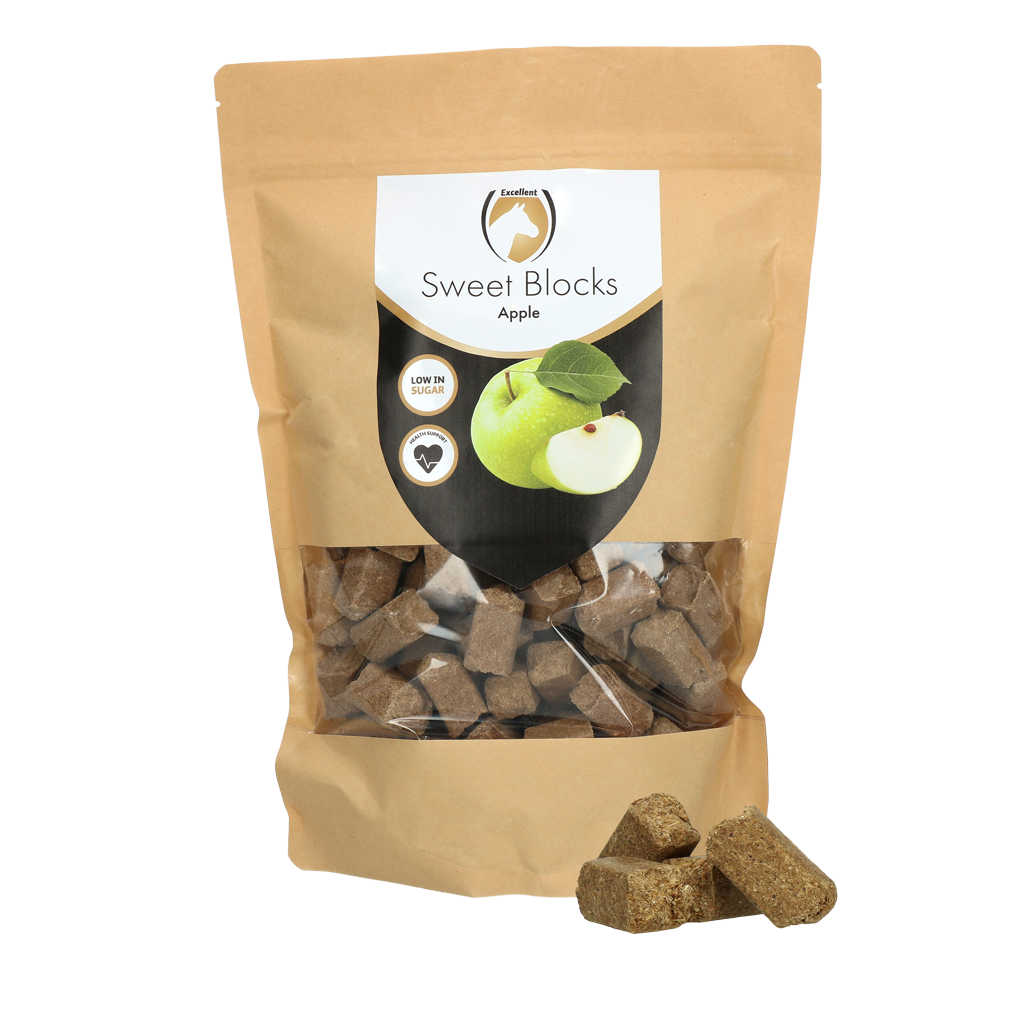 Excellent Horse Sweet Blocks Apple 1 kg - Gezonde traktatie voor paarden