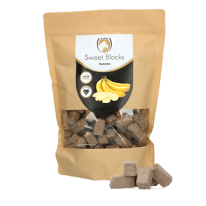 Excellent Horse Sweet Blocks Banana 1 kg - Gezonde traktatie voor paarden