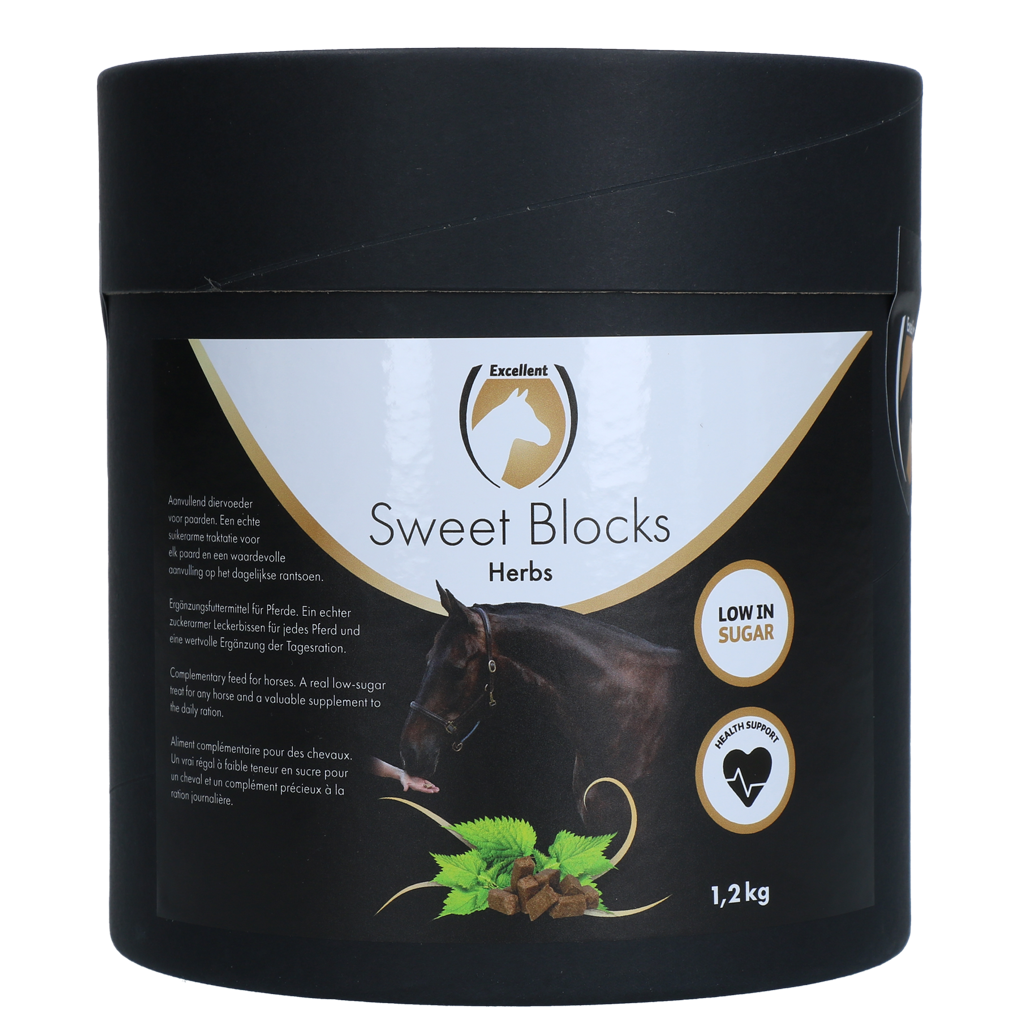 Excellent Horse Sweet Blocks Herbs 1,2 kg - Gezonde traktatie voor paarden