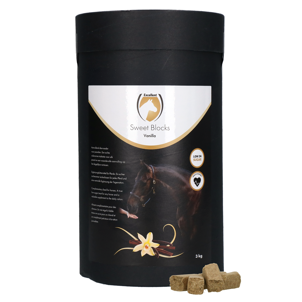Excellent Horse Sweet Blocks Vanille 3 kg - Gezonde traktatie voor paarden