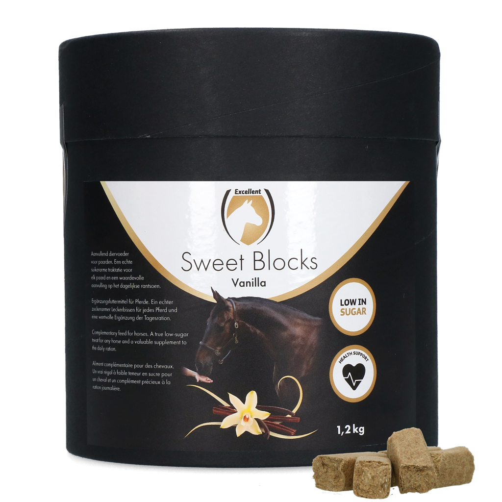 Excellent Horse Sweet Blocks Vanilla 1,2 kg - Gezonde traktatie voor paarden