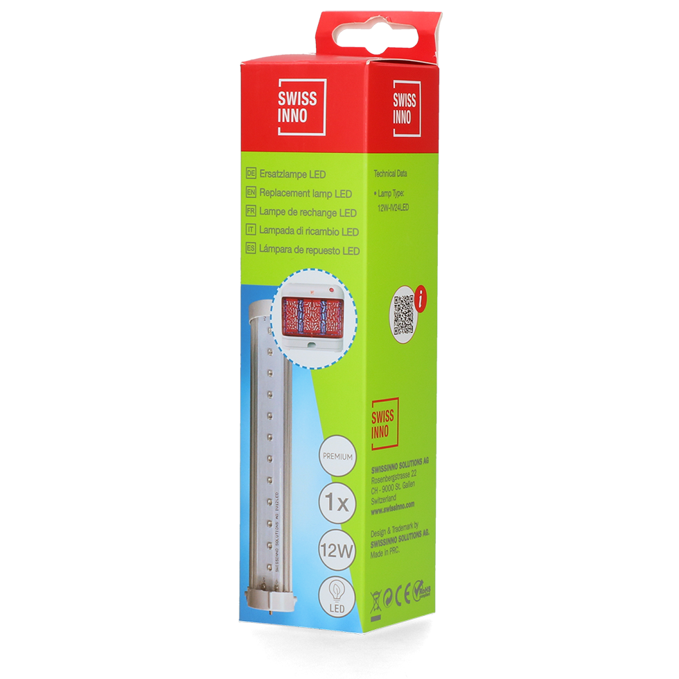 UVA 12W Vervangingslamp voor Insect Destroyer 24W - Swissinno - afbeelding 3