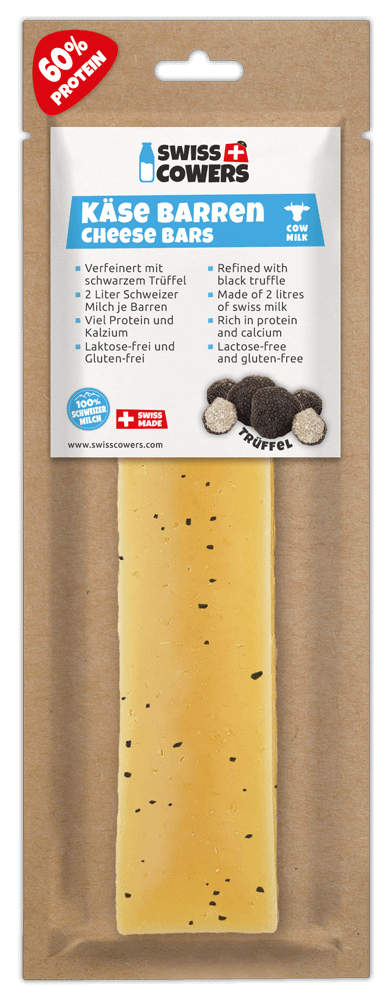 SwissCowers Cheese Bars Truffle L - 100% Natuurlijke Kaasstaaf voor Honden - afbeelding 1