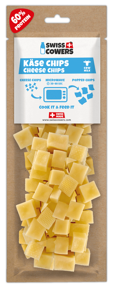 SwissCowers Cheese Chips - Kaasblokjes om zelf te bakken - afbeelding 1