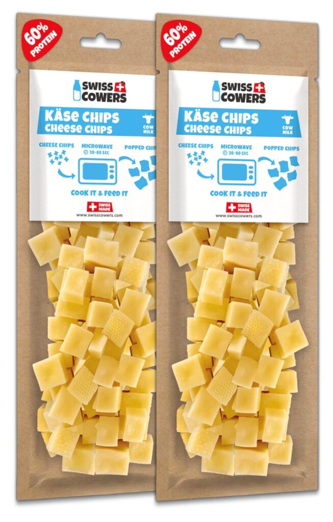 SwissCowers Cheese Chips - Kaasblokjes om zelf te bakken - afbeelding 2