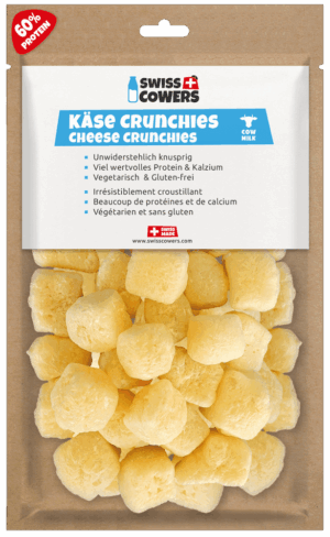 SwissCowers Cheese Crunchies Original - 28 kaassnacks voor honden