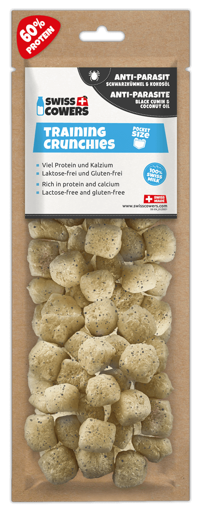 SwissCowers Cheese Crunchies Training Anti-Parasite 30 beloningen - afbeelding 1