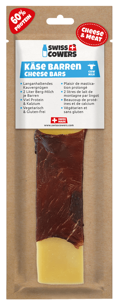 SwissCowers Cheese Bars Black Angus L - Kaasstaaf met Rundvlees - afbeelding 1