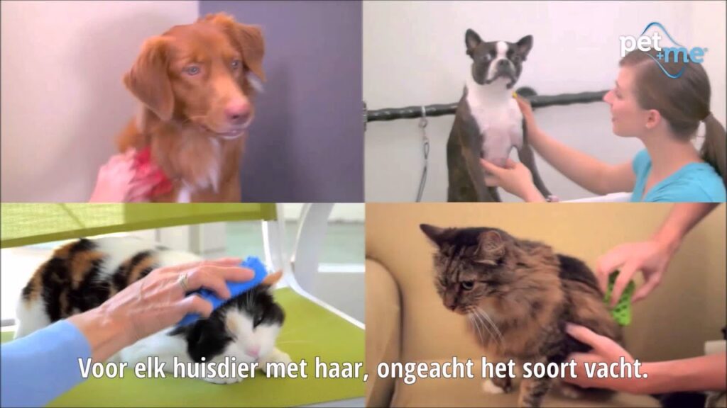 Pet+Me Dog Hair Brush Lang haar Rood - 4-in-1 Borstel voor Honden - afbeelding 6