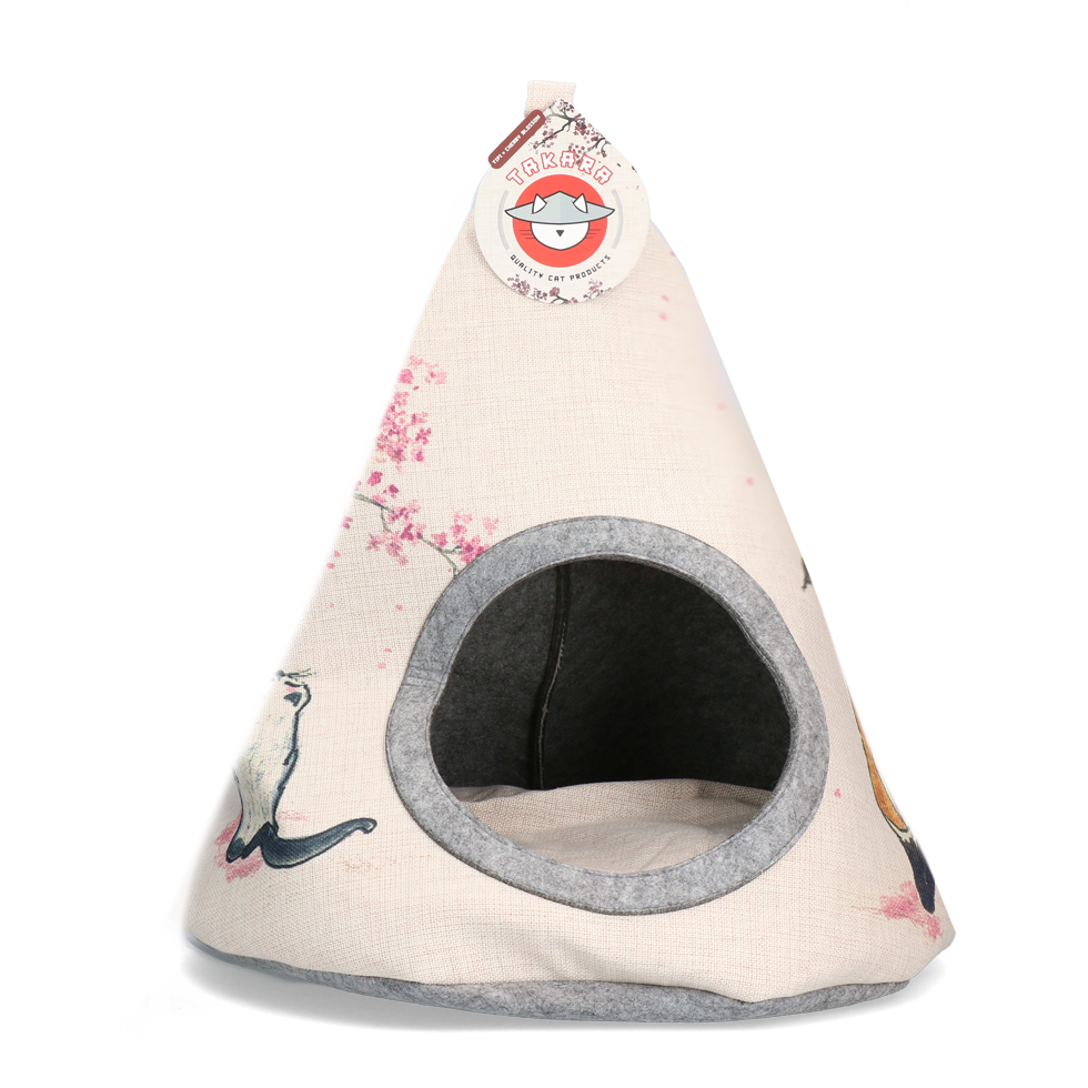 Takara Tipi Cherry Blossom - Kussen en Transport voor Katten - afbeelding 1