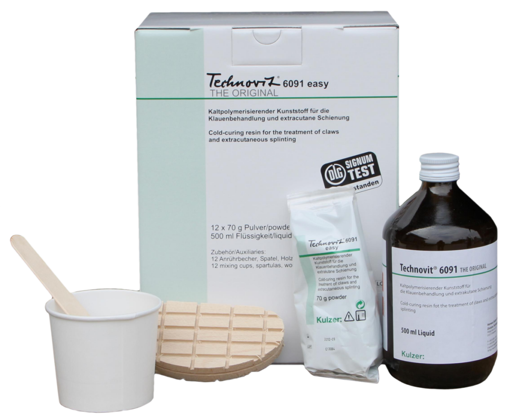 Technovit 6091 Easy Klauwbehandelingenset 12 x 70 g
