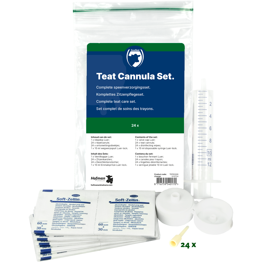 Tepelcanule set (24) - Uierverzorging