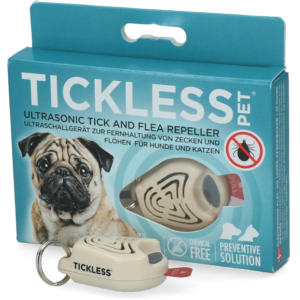 Tickless Pet 6 maanden bescherming tegen vlooien en teken Beige