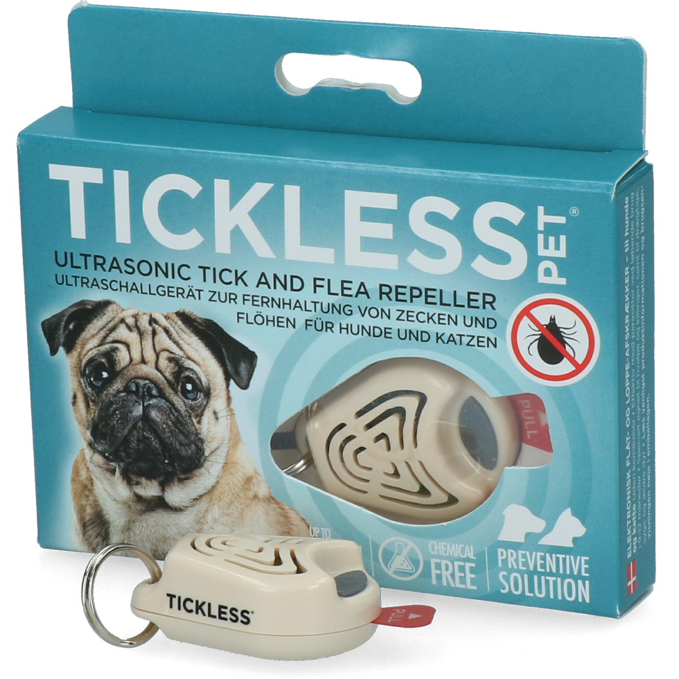 Tickless Pet 6 maanden bescherming tegen vlooien en teken Beige - afbeelding 1