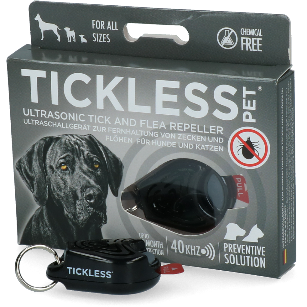 Tickless Pet Zwart - 6 maanden bescherming tegen vlooien en teken - afbeelding 1