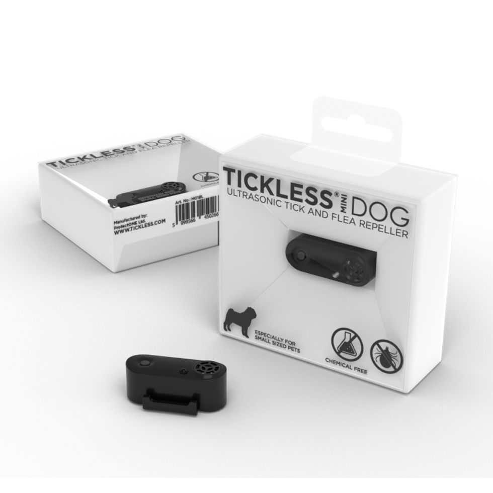 Tickless Mini Dog Oplaadbaar Zwart - Ultrasoon Tegen Vlooien en Teken - afbeelding 1