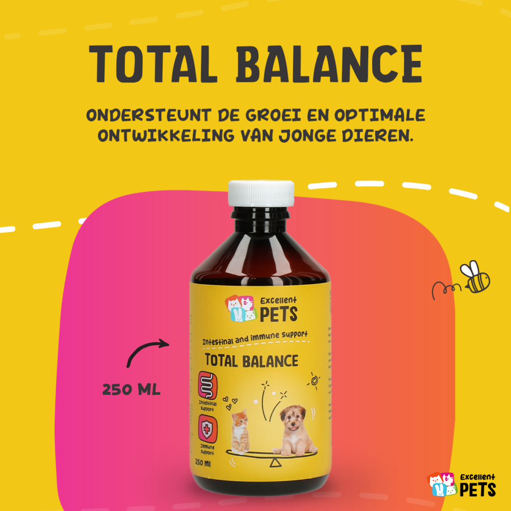 Excellent Pets Total Balance 250 ml - Supplement voor honden en katten - afbeelding 2