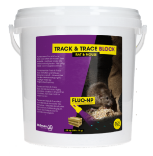 Track & Trace Block Fluo-NP 320 x 15 g - Fluorescerend lokaas voor knaagdieren