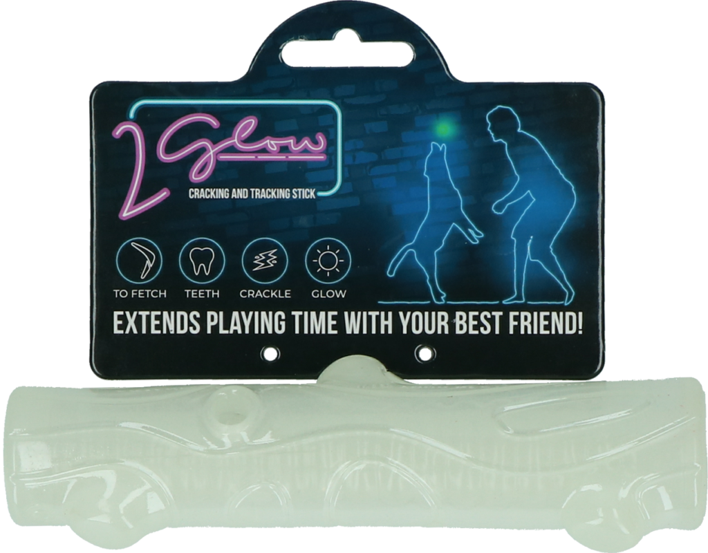 2 Glow Cracking & Tracking Stick - Speelgoed voor honden - afbeelding 1