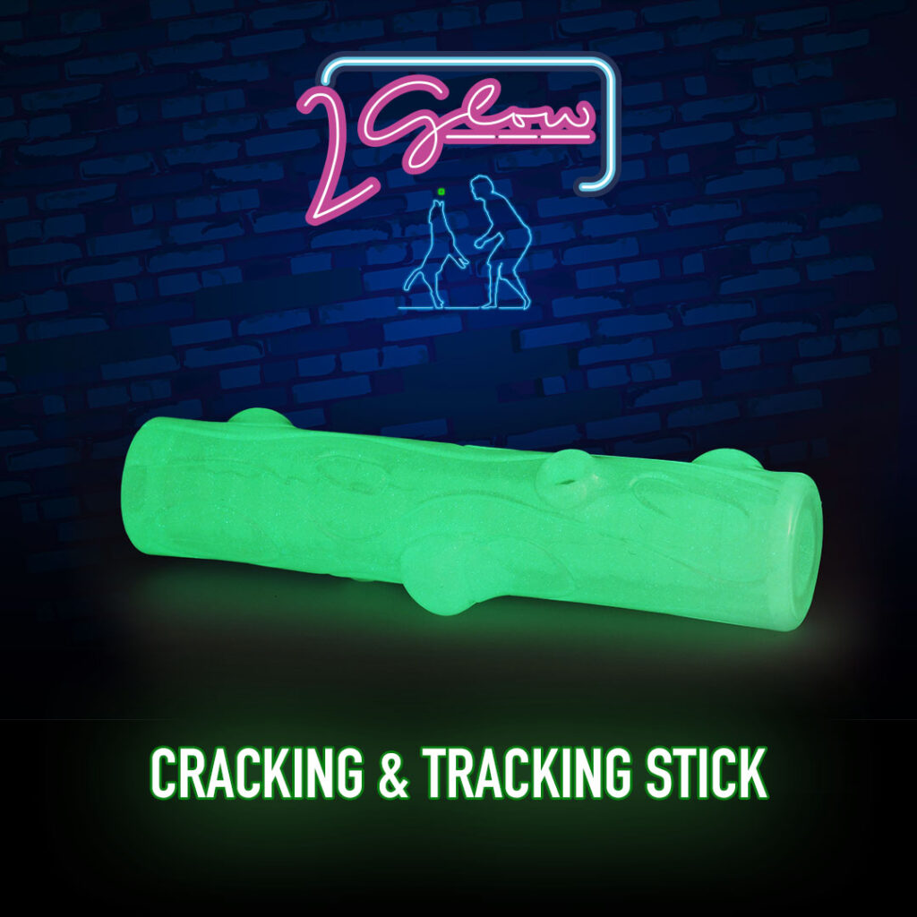 2 Glow Cracking & Tracking Stick - Speelgoed voor honden - afbeelding 3