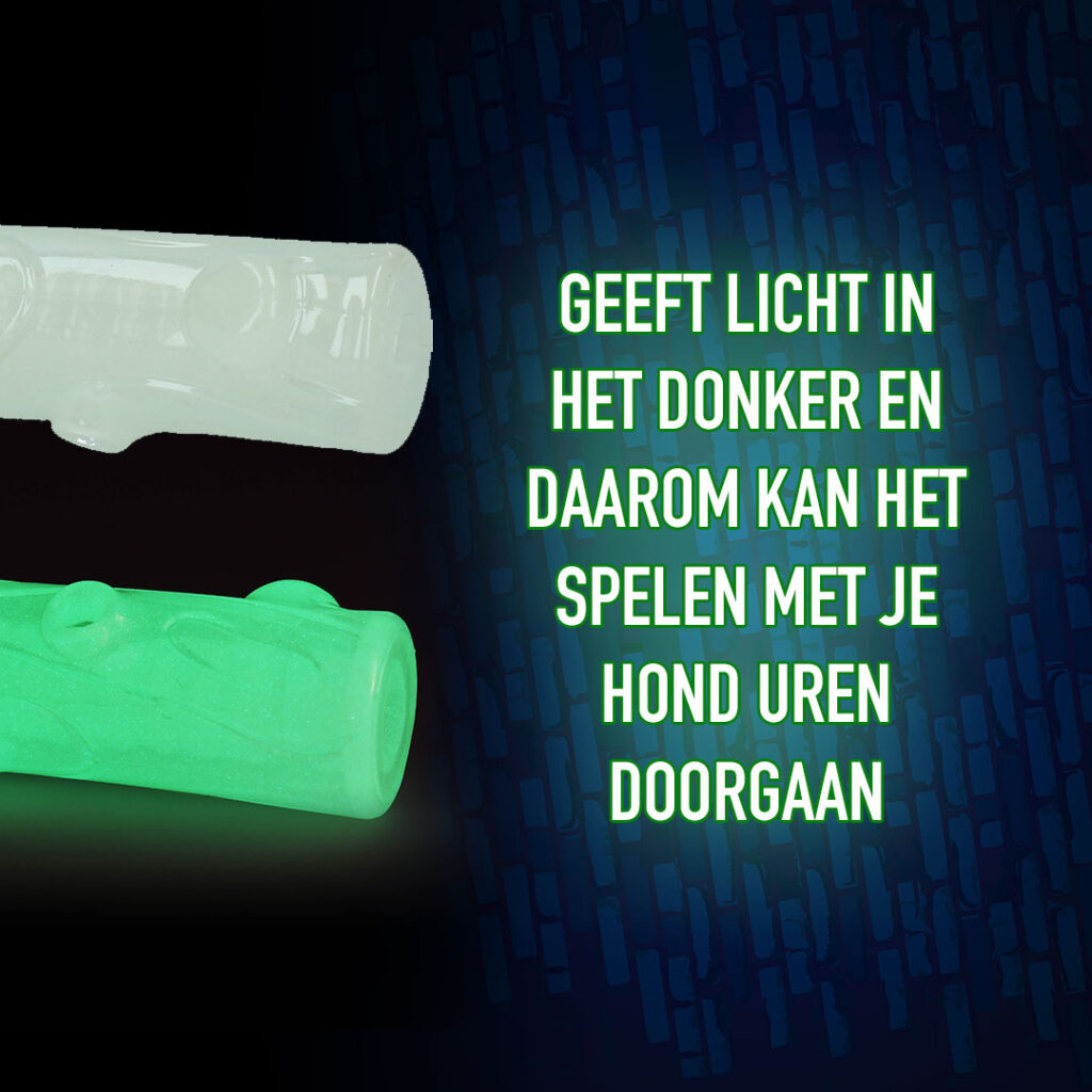 2 Glow Cracking & Tracking Stick - Speelgoed voor honden - afbeelding 4