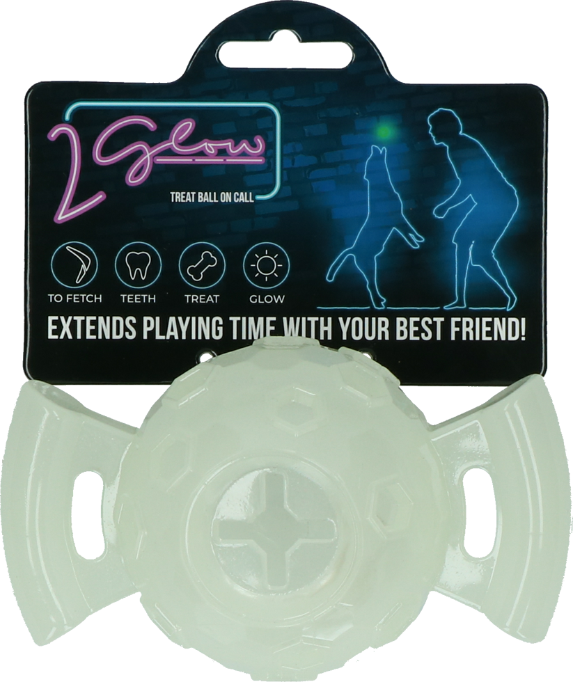 2 Glow Treat Ball on Call - Speelgoed voor honden met lichtfunctie - afbeelding 1